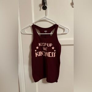 Old Navy Medium Sleeveless Burgundy Top